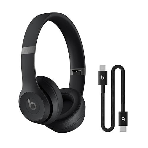 Beats Studio Pro - Wireless Bluetooth Noise Cancelling Headphones with USB-C Charging Cable (20 cm) - Jet Black