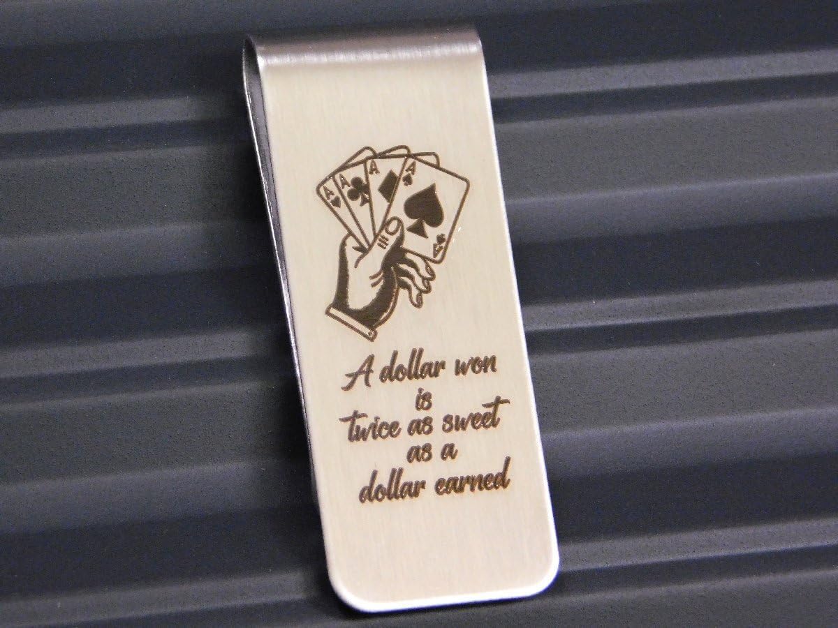 USA マネークリップCARD ステンレス製 アメリカン雑貨