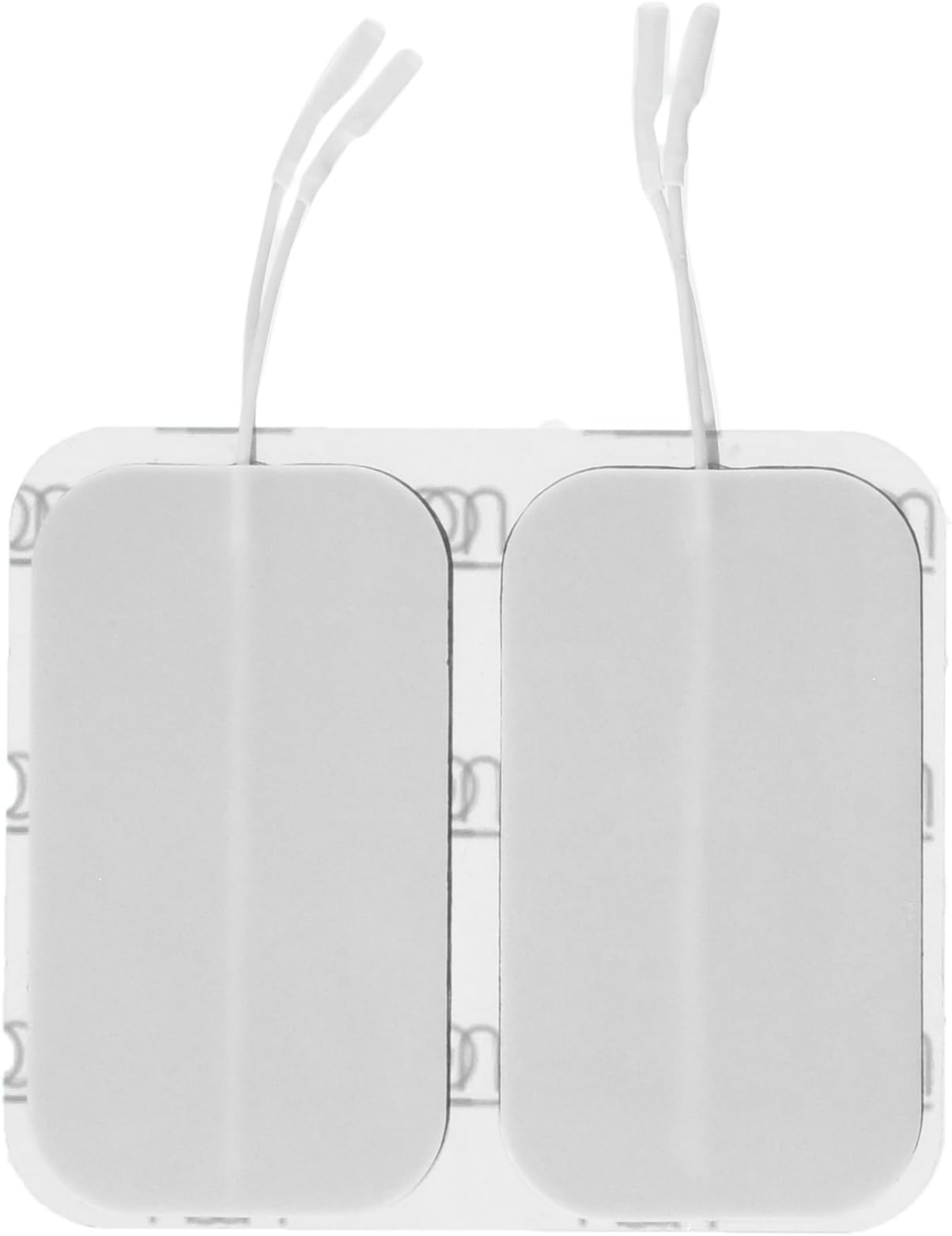 Foam Electrodes 2" x 3.5" Rectangular, 4 Per Pack, Pigtail Foam Top, Reusable