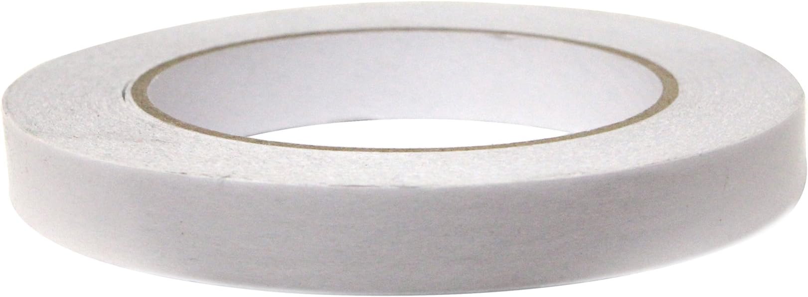 Double sided Coated clear Tape, 3 Inch Core, 3/4 inch Wide 1260 Inches Long (35 Yards) (1 Roll)