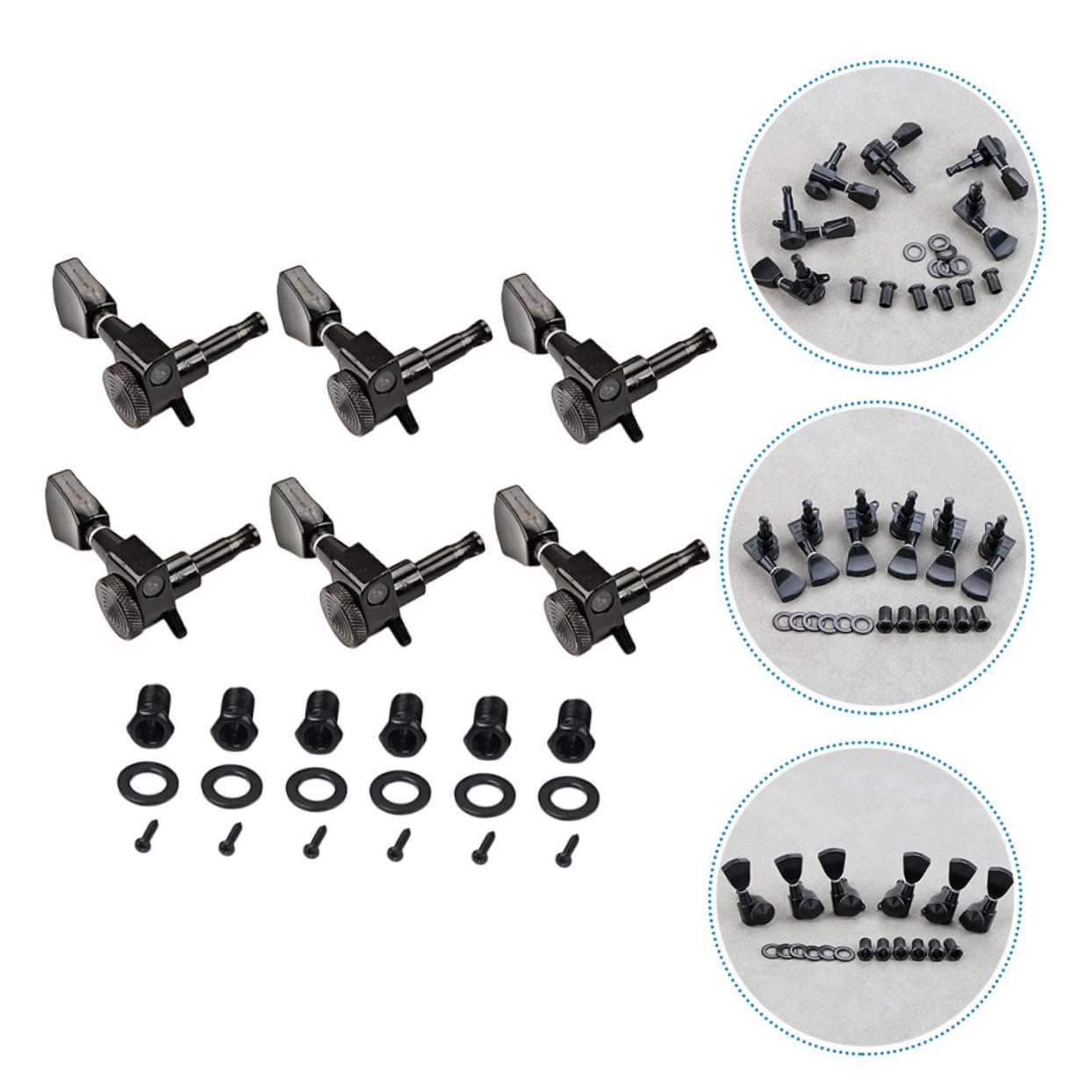 TOYANDONA 1 Set Perno de Afinación para Instrumento Perno de Guitarra Folk Accesorio de Afinación Fácil Uso Fijación Cuerdas Práctica para Principiantes y Amantes