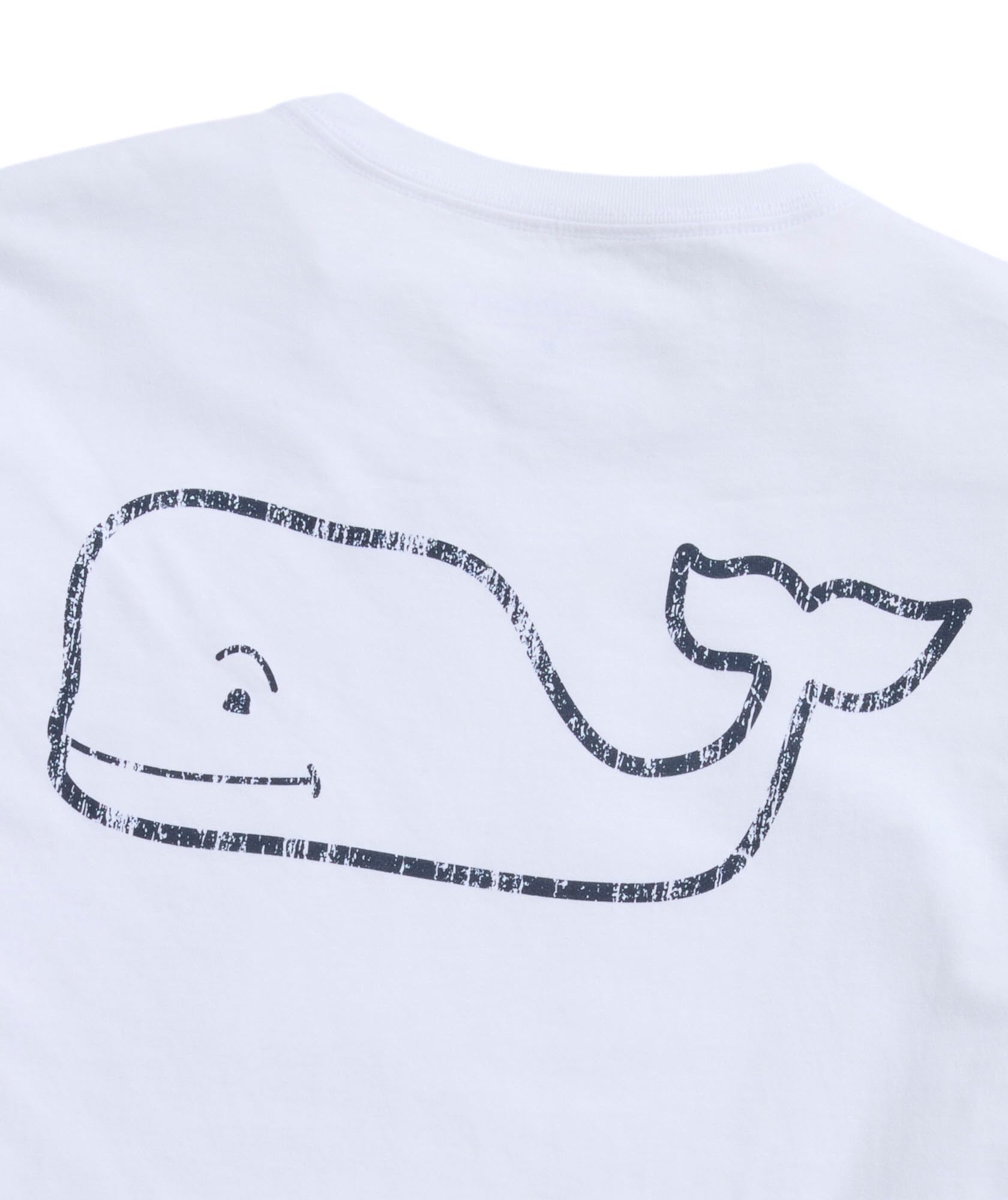 Vineyard Vines Camiseta de Manga Corta con Diseño de Ballena Camiseta Hombre