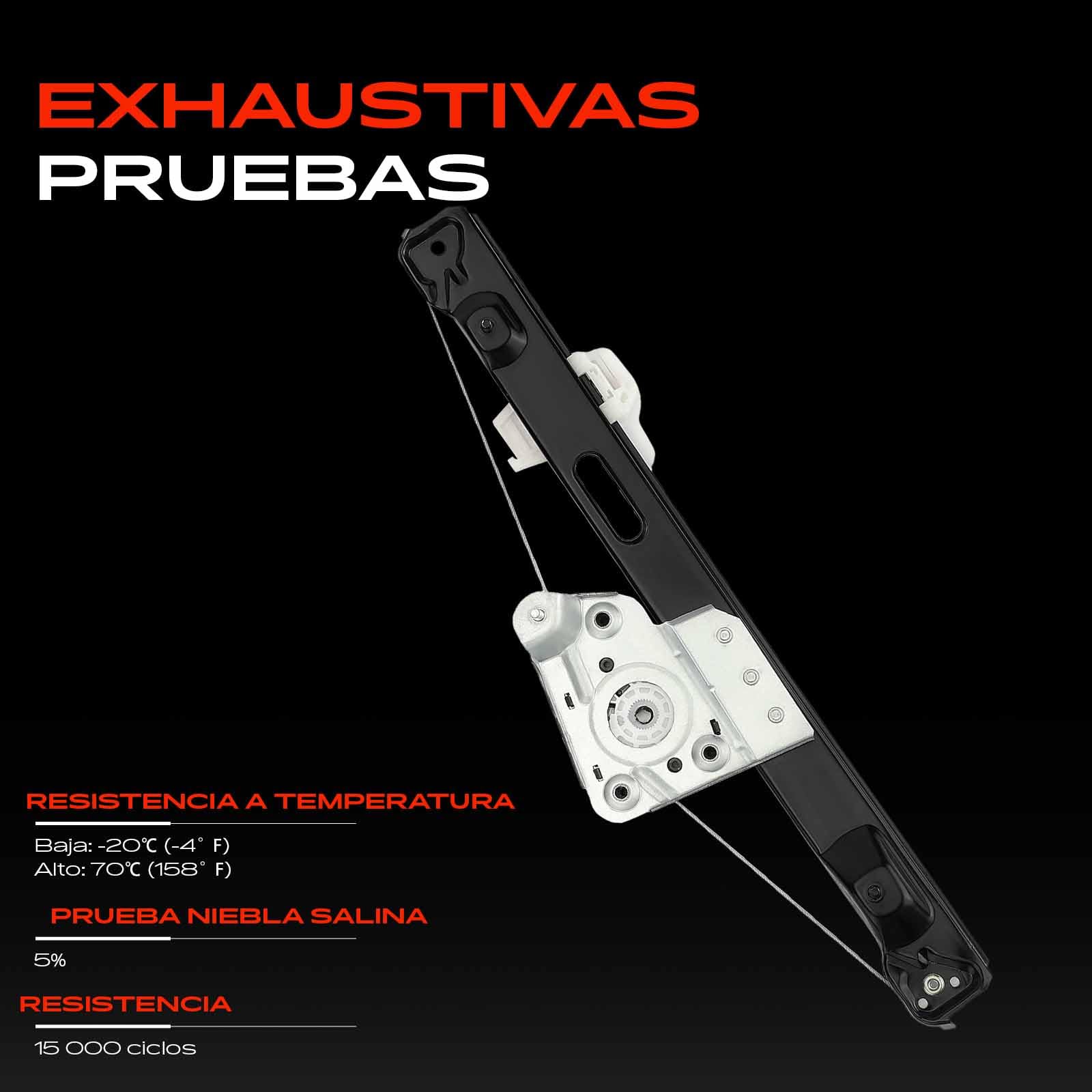 Frankberg Elevalunas Mecanismo elevalunas Eléctrico sin Motor Trasero derecho Sin placa 4/5-Puerta Compatible con Serie 3 Touring E91 Serie 3 E90 Replace# 51357140590