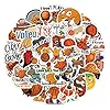 cobee 50 adesivi divertenti in vinile con pallacanestro, impermeabili, per bottiglia d'acqua, laptop, bagagli, auto, adulti, adolescenti, fan del basket
