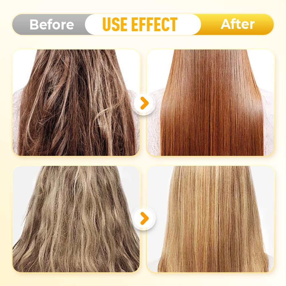 Amino Acid Essence Luxury Nourishing Hair Protein Cream, 2025 New 500mL Birds Nest Amino Acid Hair Care, Amino Acid Hair Repair Cream for Dry Frizzy and Damaged Hair (2)