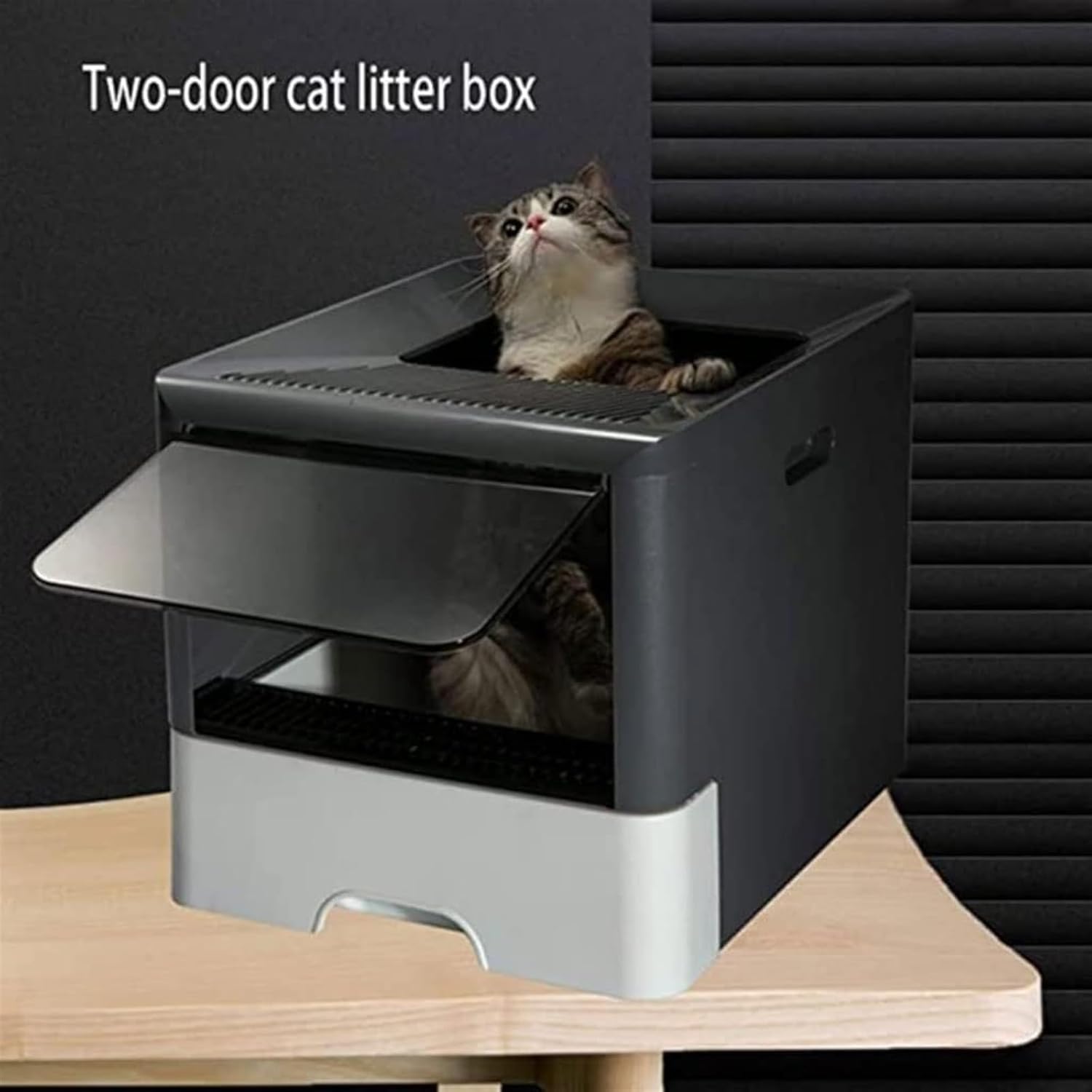 霞に若松研ぎ出し蒔絵 黒塗 脚付御膳 共箱 蔵出し品 / 輪島塗 配膳台