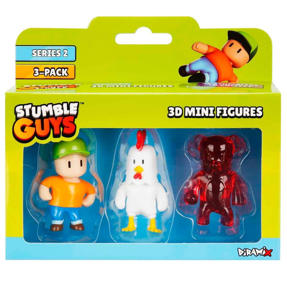 Stumble Guys 3'lü Mini Figür Seti S2 TUY15000 - Mr.Stumble-Chicken