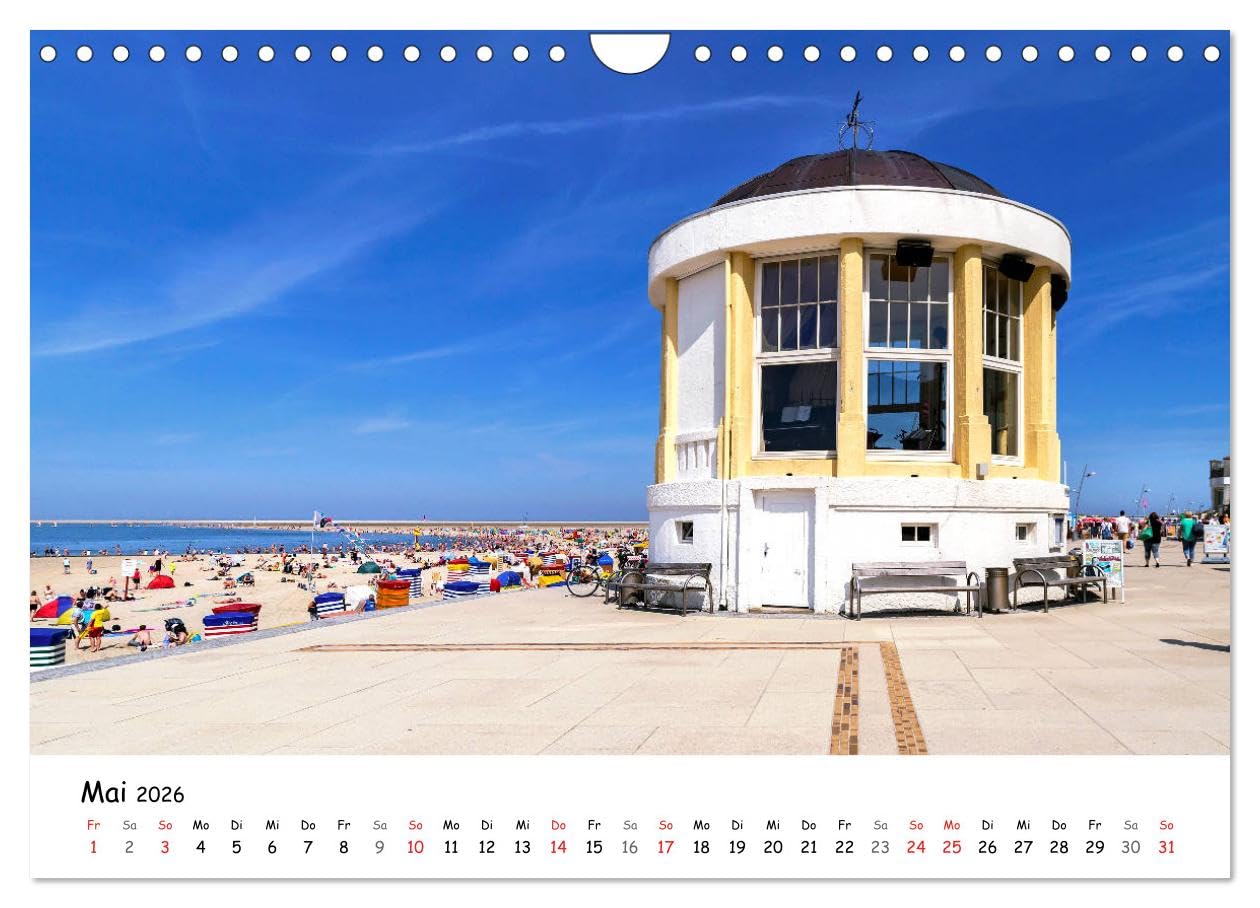Borkum, bezaubernde Nordseeinsel (Wandkalender 2026 DIN A4 quer), CALVENDO Monatskalender: Berauschende Augenblicke der Nordseeinsel (CALVENDO Orte)