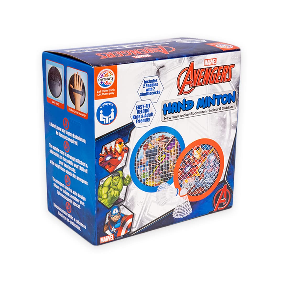 Ratnas Marvel Avengers Handminton set for Kids and Adults. An innovative concept for playing Badminton indoor or outdoor (B09RGQHQ4L) Amazon Price History, Amazon Price Tracker