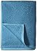 Amazon Basics Quick-Dry Towels 100% Cotton - 8-Piece Set, Lake Blue