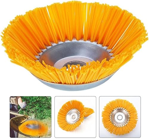 Miniatura 9 de Accesorio Rueda rotativa Redonda Jardín Cortador Cortador de Cuchilla de Reemplazo de Granja y Cabezal de Suministro de Nylon Cepillo Reemplazable