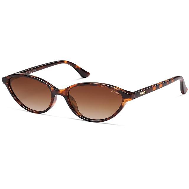 SOJOS Trendy Polarized Oval Sunglasses for Women Retro Chic 90s Shades Lightweight Sunnies SJ2656