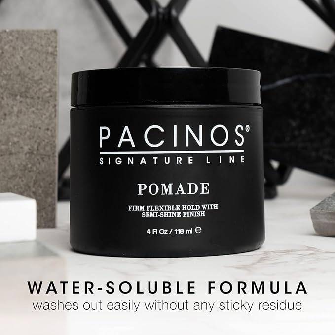 Pacinos Pomade - Fijador Flexible y Control de Frizz 4oz miniatura 8