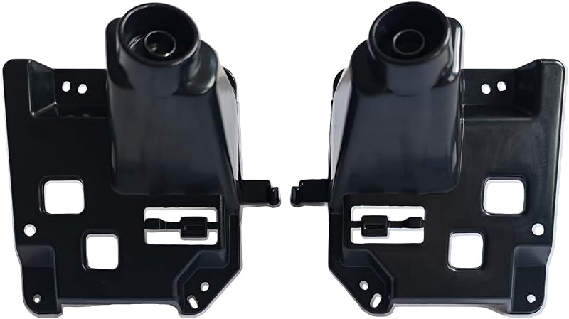 Par de suportes para lanternas traseiras hilopexi em ABS para Jeep Wrangler JL JLU 4XE 2018 a 2026 – 2 unidades