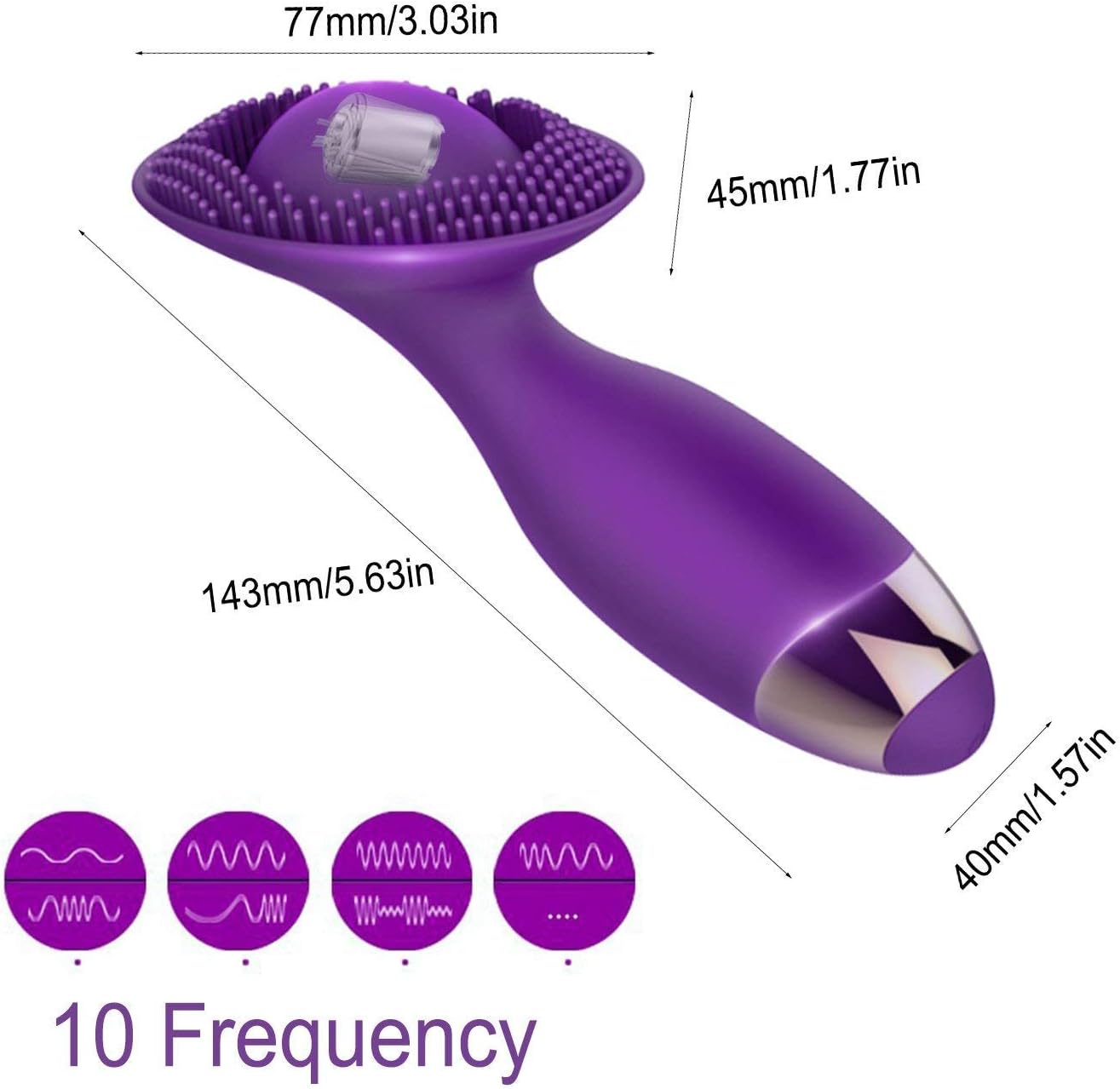 Vibrador de clítoris de silicona, estimulador de clítoris y ...