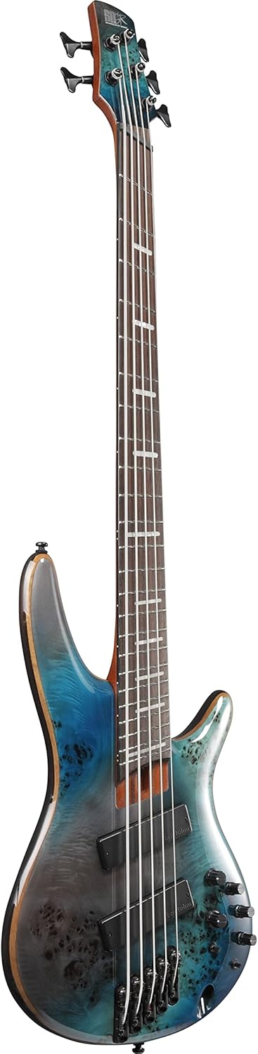 Ibanez Bass Workshop SRMS805 Multi-scale 5-string Bass Guitar - Tropical Seafloor