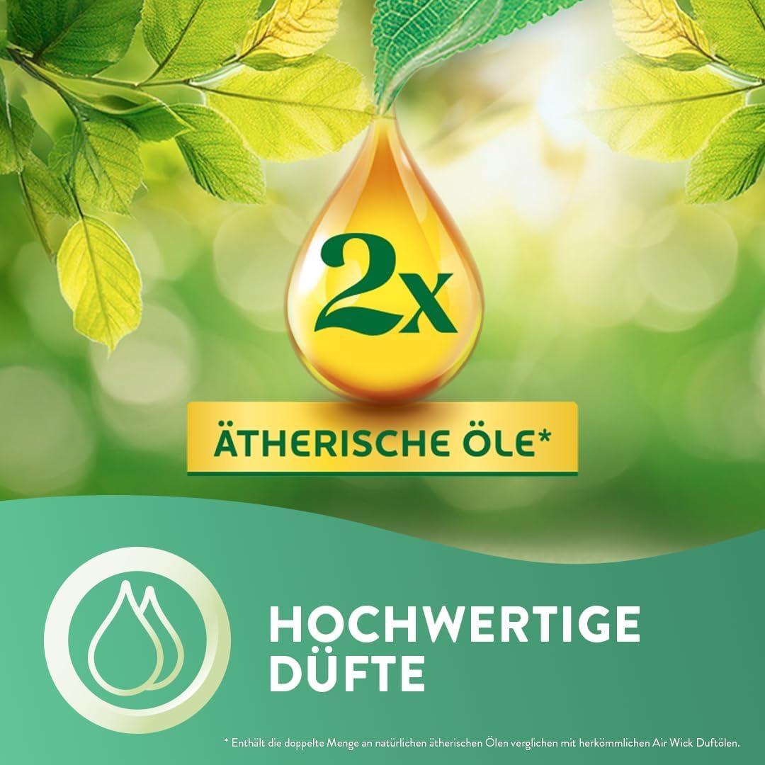 Air Wick Duftstecker Starter-Set Paket inklusive 1 Geräte & 1 x 19ml Kirschblüte & Himbeere Nachfüller & 1 x Süße Vanille & Sheabutter 19ml Nachfüller