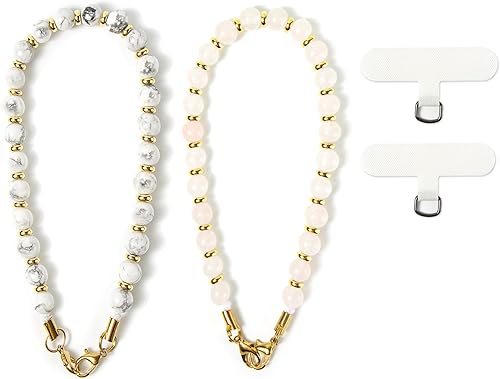 Miniatura 12 de Correa de teléfono con cuentas de mármol, cordón para teléfono celular, cadena para teléfono, correa de muñeca para mujeres para teléfono 14/13