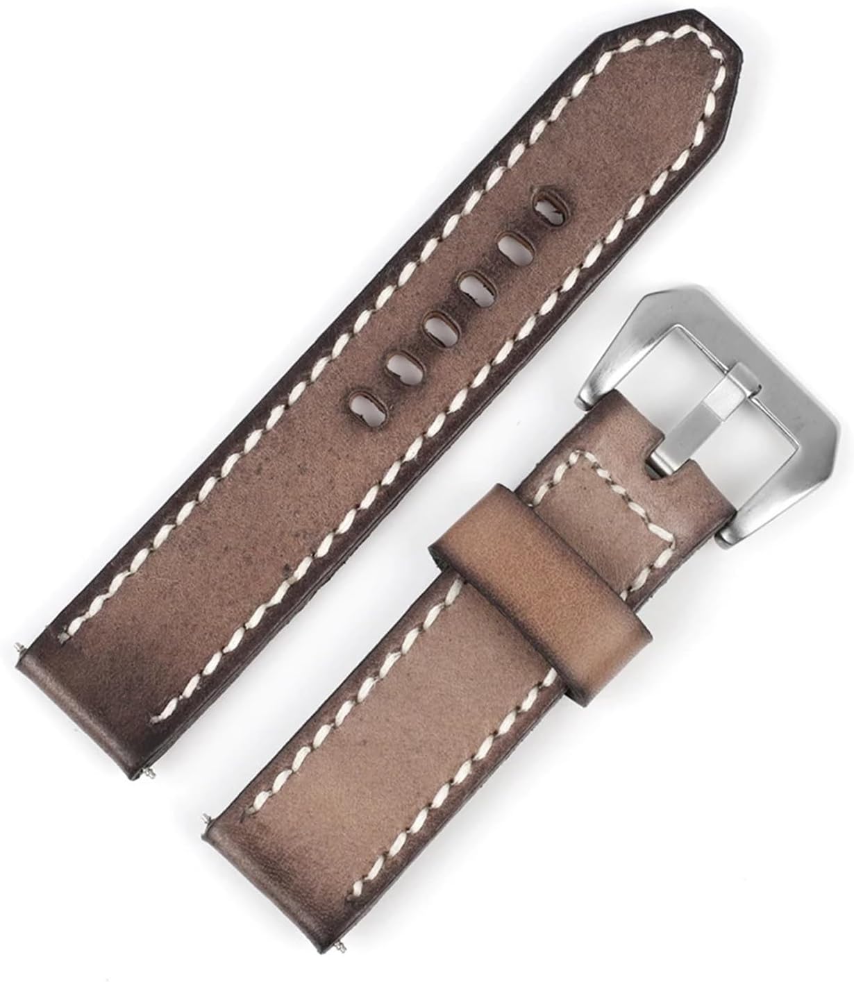 yingyingjia Retro Genuine Leather Watchstrap 18mm 20mm 22mm 24mm Men Replacement Wist Bracelet Watch Band