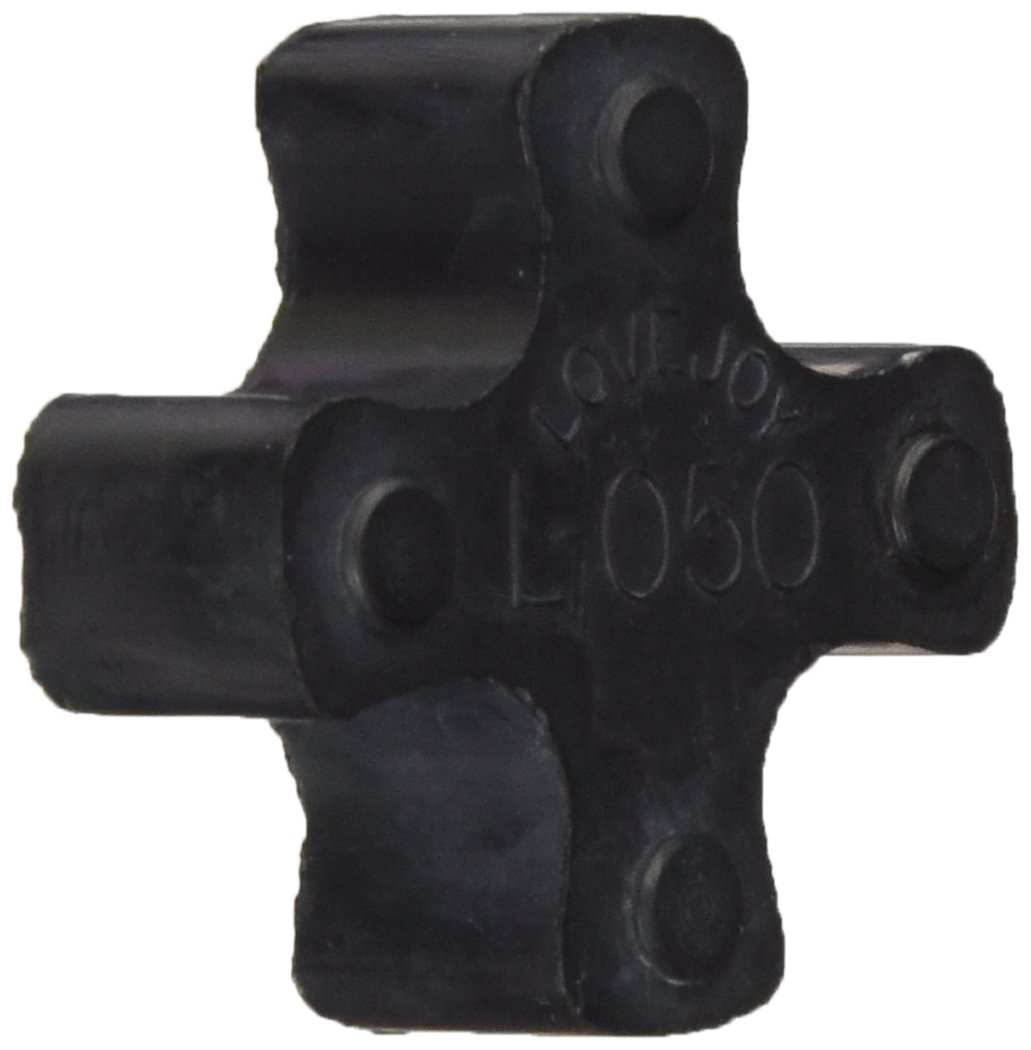 Lovejoy 10194 Size L050 Solid Type Jaw Coupling Elastomer Spider, SOX/NBR Rubber, 1.07 OD, 0.42 Elastomer Length, 26.3 in-lbs Nominal Torque