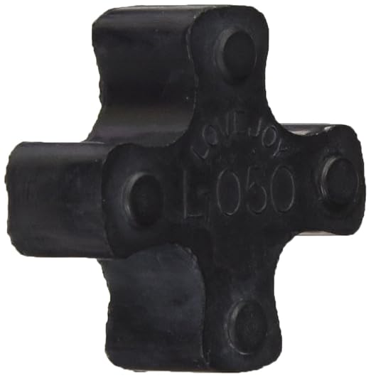 Lovejoy Jaw Coupling, L Type, Jaw Coupling Solid Center Elastomer