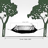 Night Cat Hamac Tente avec Moustiquaire Imperméable à l'eau pour 1 Personne Randonnée Camping dans Jardin Arrière-Cour Sauvage - 4
