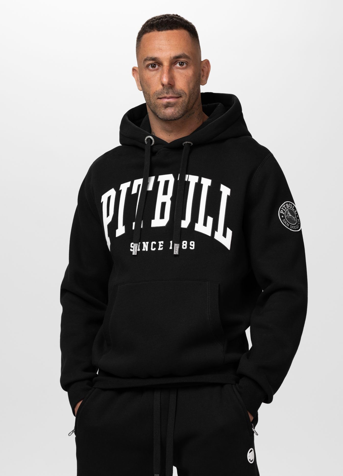 PITBULL Hoodie Herren Norton, mit Kapuze und Kängurutasche, Regular Fit