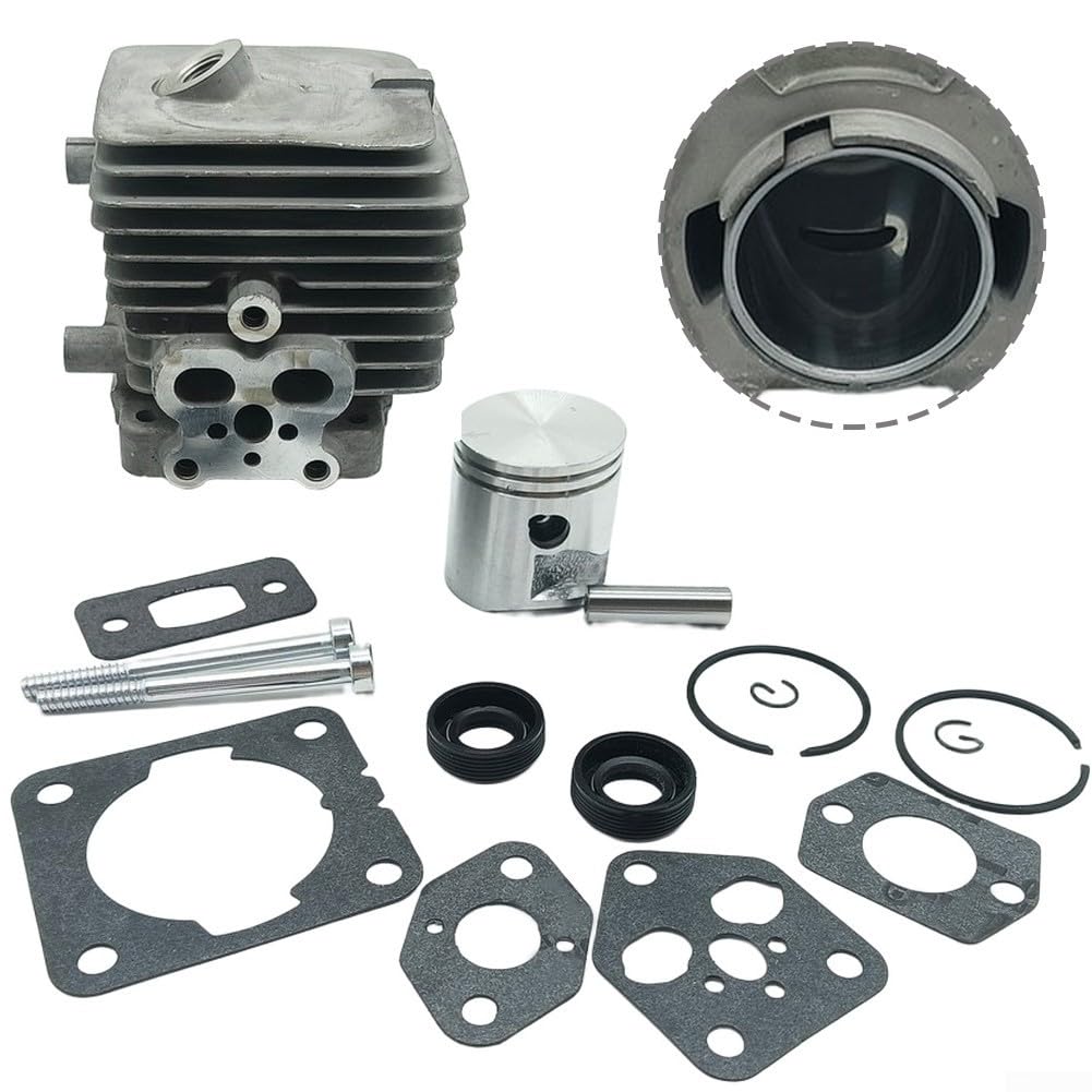 Cilindro y kit 4241 020 1203 4241 020 1204 para BG56 BG56C BG86 BG86C SH56 SH56C SH86 SH86C BR200 piezas de repuesto de aspiradora para soplador de hojas, juego de reparación de motor al aire