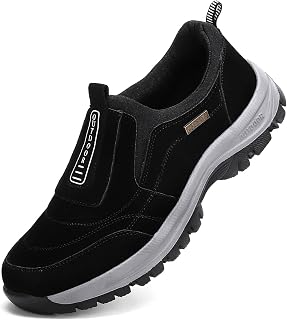 Mens Trainers Shoes Running Walking Slip On Sneakers Casual Hiking Sports Training Outdoor Shoe Walking Shoes Mens Lightweight Outdoor Non Slip Trail Hiking Footwear