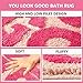 DyeFury You Look Good Bath Mat Pink, Cute Bathroom Rugs for Girls Fun Funny Funky Rug Bedroom Pink Preppy Bathroom Decor Hello Beautiful Gorgeous Bath Rugs for Kids Women Non-Slip, 25