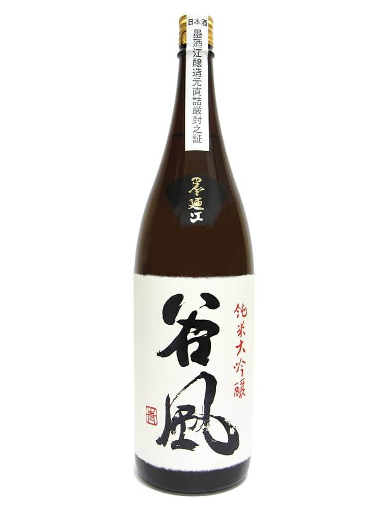 Amazon.co.jp: 墨廼江 純米大吟醸 谷風 1.8L : 食品・飲料・お酒
