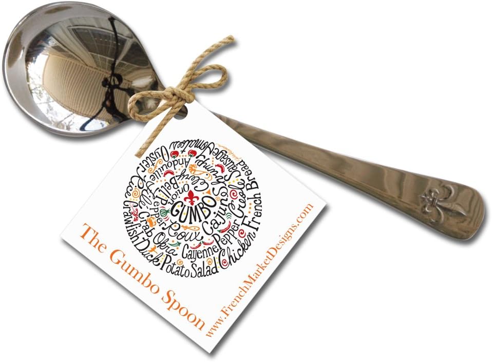 The Cajun Gumbo Spoon, Set of 4 (Stainless Steel)