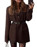 Blazers for Women 2025 Fall Business Casual Clothes Open Front Oversized Winter Coats Work Office Suit Jackets