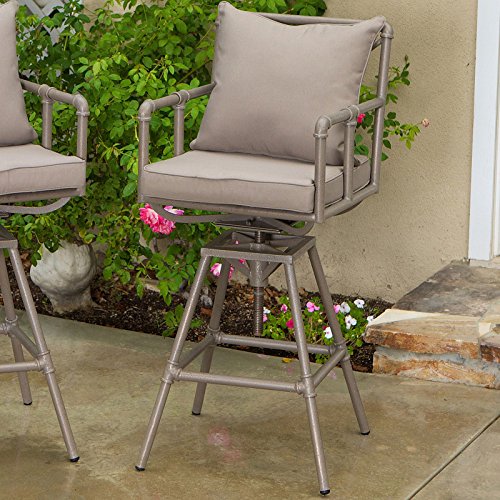 Best Selling Northrup Pipe Outdoor Adjustable Barstool #TOP4