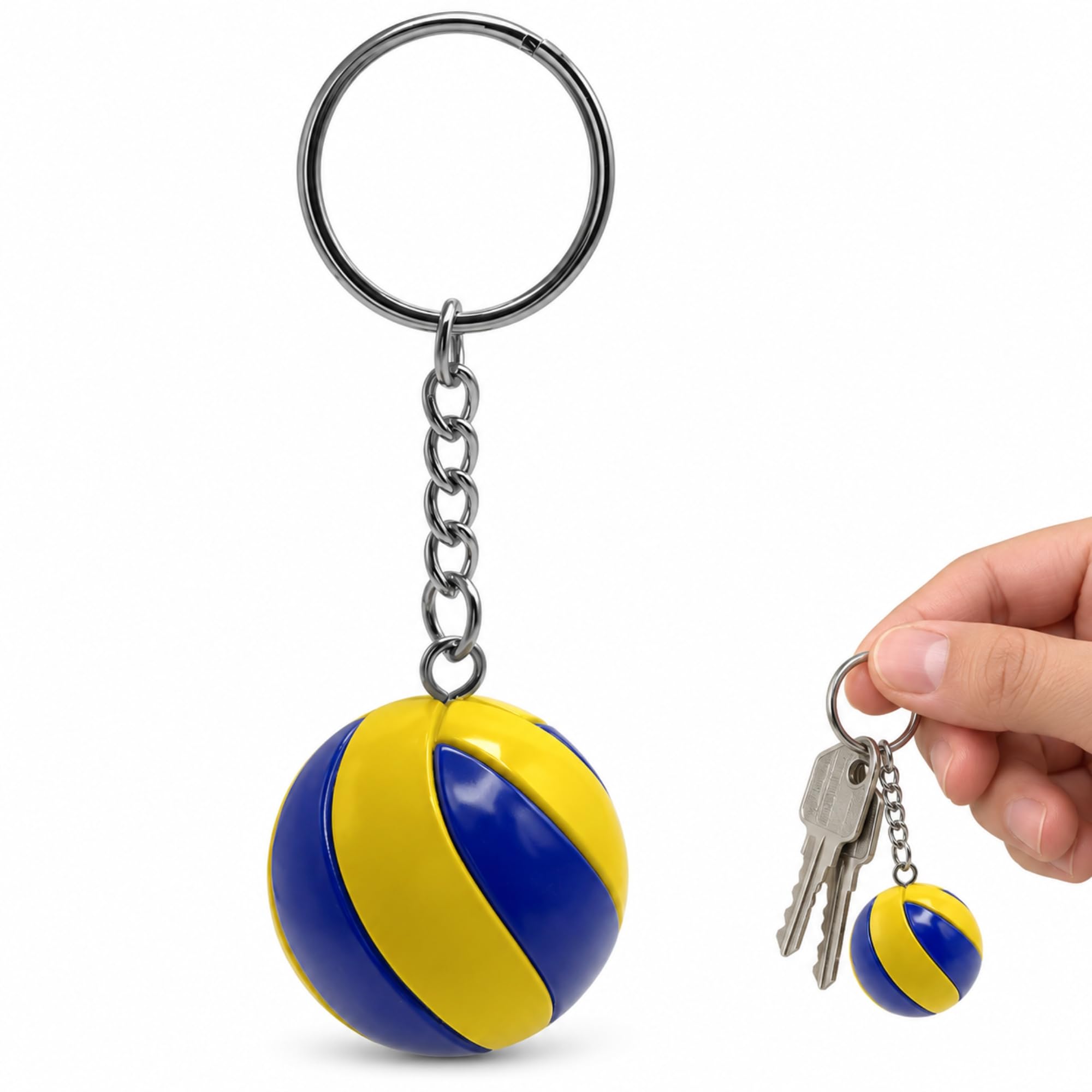 Llavero Voleibol, Llavero pelota Volley, KeyChain Volley, 1 Unidad - imagen 1