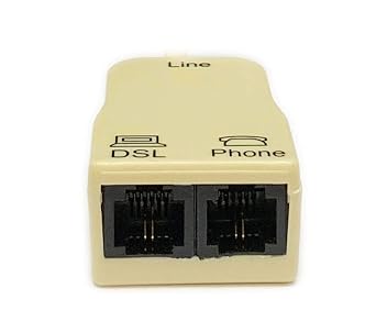 iMBAPrice in-line DSL Splitter w/Noise Filter for Phone Line