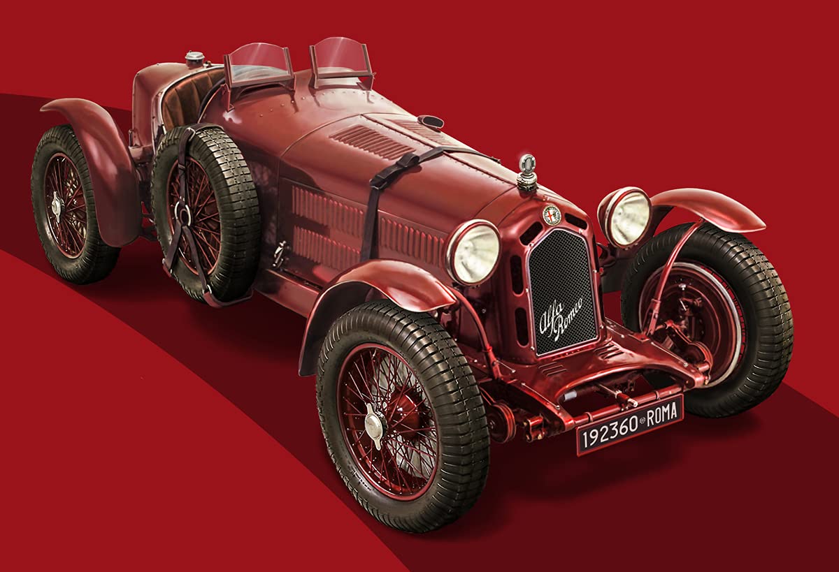 Italeri 4708S 1:12 Alfa Romeo 8C/2300 1931-33 Building, Stand Model Making, Crafts, Hobby, Gluing, P