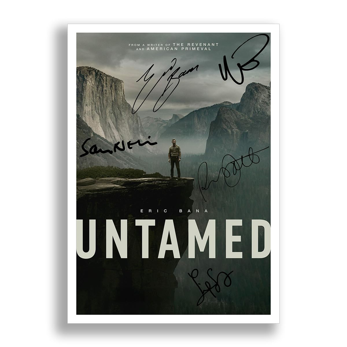Mounted Gifts Trading Untamed Cast Signed A4 Poster Photo Print Framed Autograph Gift TV Show Eric Bana Sam Neill (A3 Poster Only)