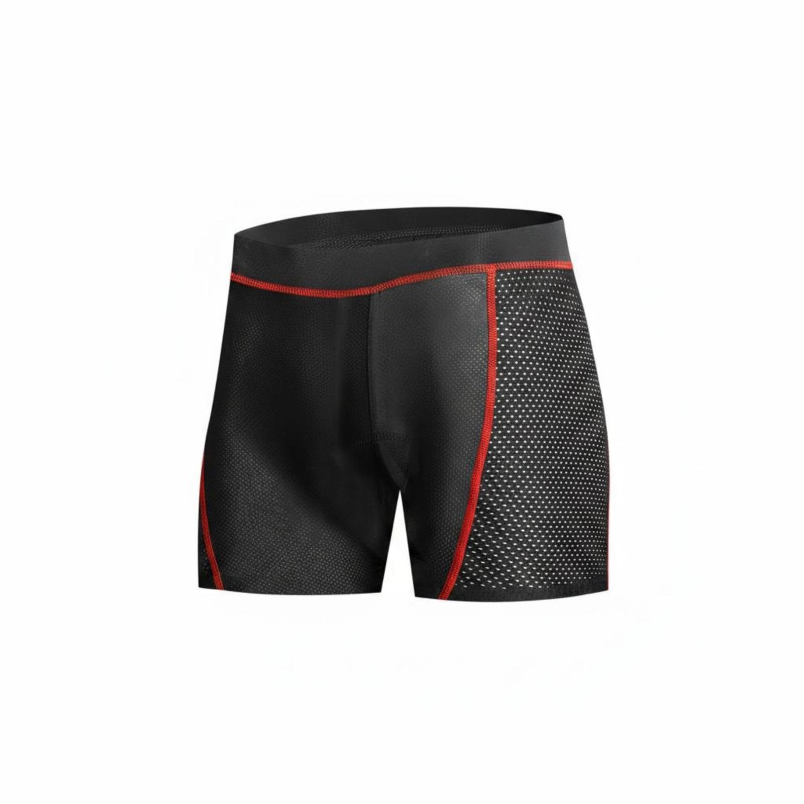 Biking Compression Compression Shorts 3D Contoured Padded Biking Shorts Multi-Layer Padding Sportswear Red Line S-image-35
