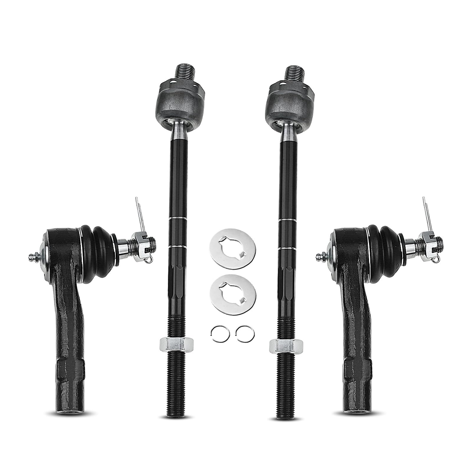 Frankberg 4x Terminale tirante asse anteriore esterno interno F57Z3280AA | asse anteriore, esterno, Innen, F57Z3280AA; Compatibile con: Esploratore U U2,Explorer UN46