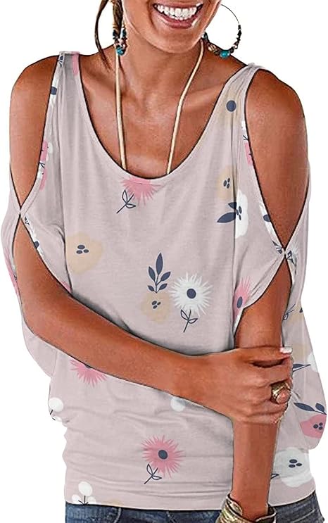 Amazon Co Jp Tシャツ 肩出し 植物 花柄 草柄 レディース 半袖 プリント Uネック 着痩せ 体型カバー ティーシャツ スウェット コーディネート トップス おしゃれ 薄手 ゆったり オーバーサイズ 大きいサイズ 日常 カジュアル セクシー ストレッチ 女の子 夏 春 吸汗 速乾