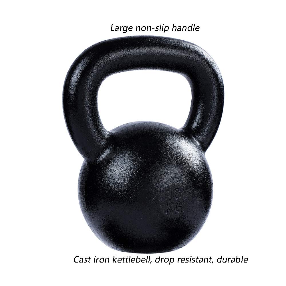 Kettlebells HUAHUA Hierro Fundido, Hombres Y Equipo De Entrenamiento De Aptitud De Las Mujeres, 8kg, 10kg, 12kg, 14kg, 16kg, 20kg, 24kg, 28kg (Size : 8kg)