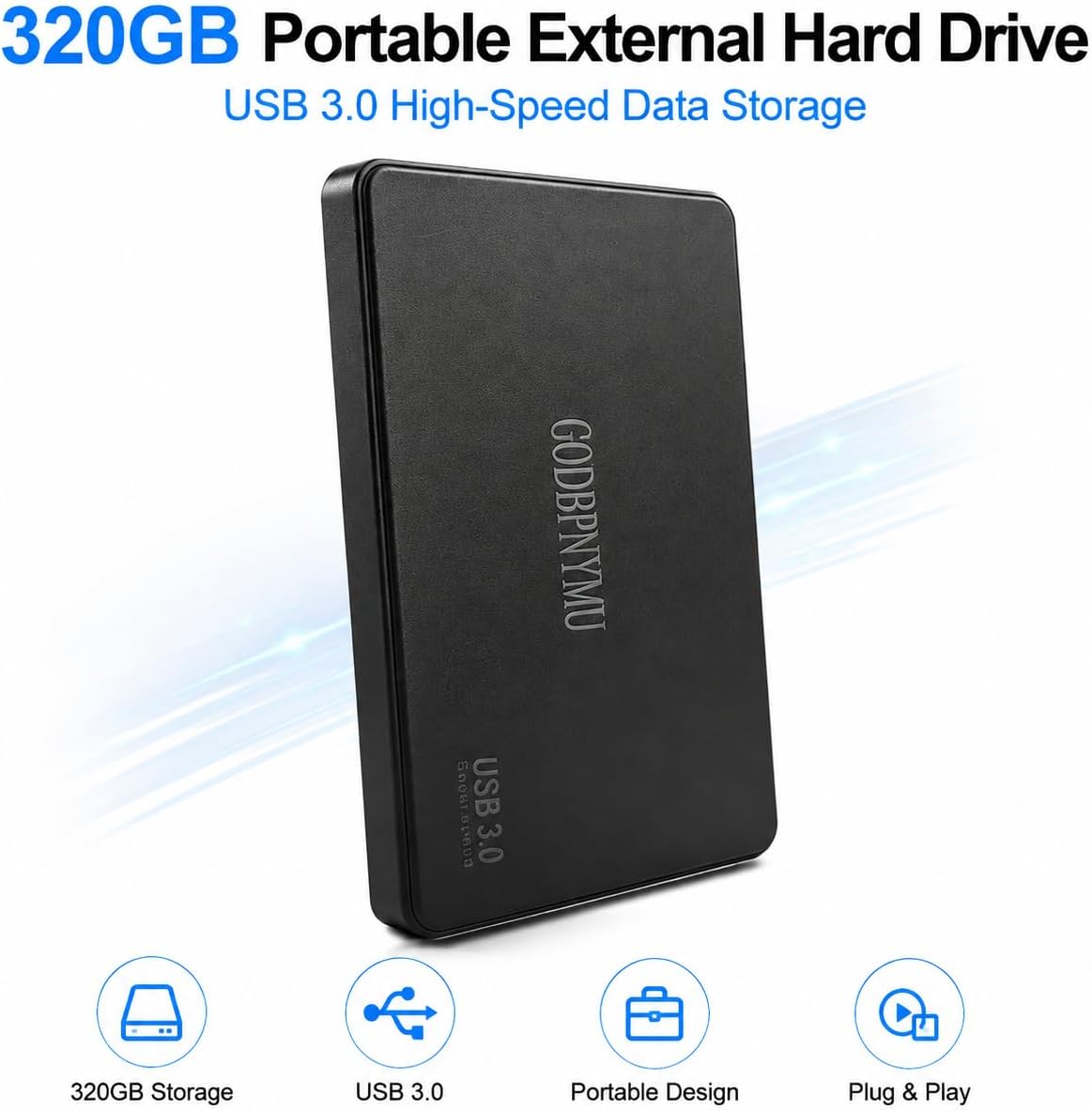 Portable 320GB External Hard Drive – USB 3.0 6 61vrSphKyBL. AC SL1254