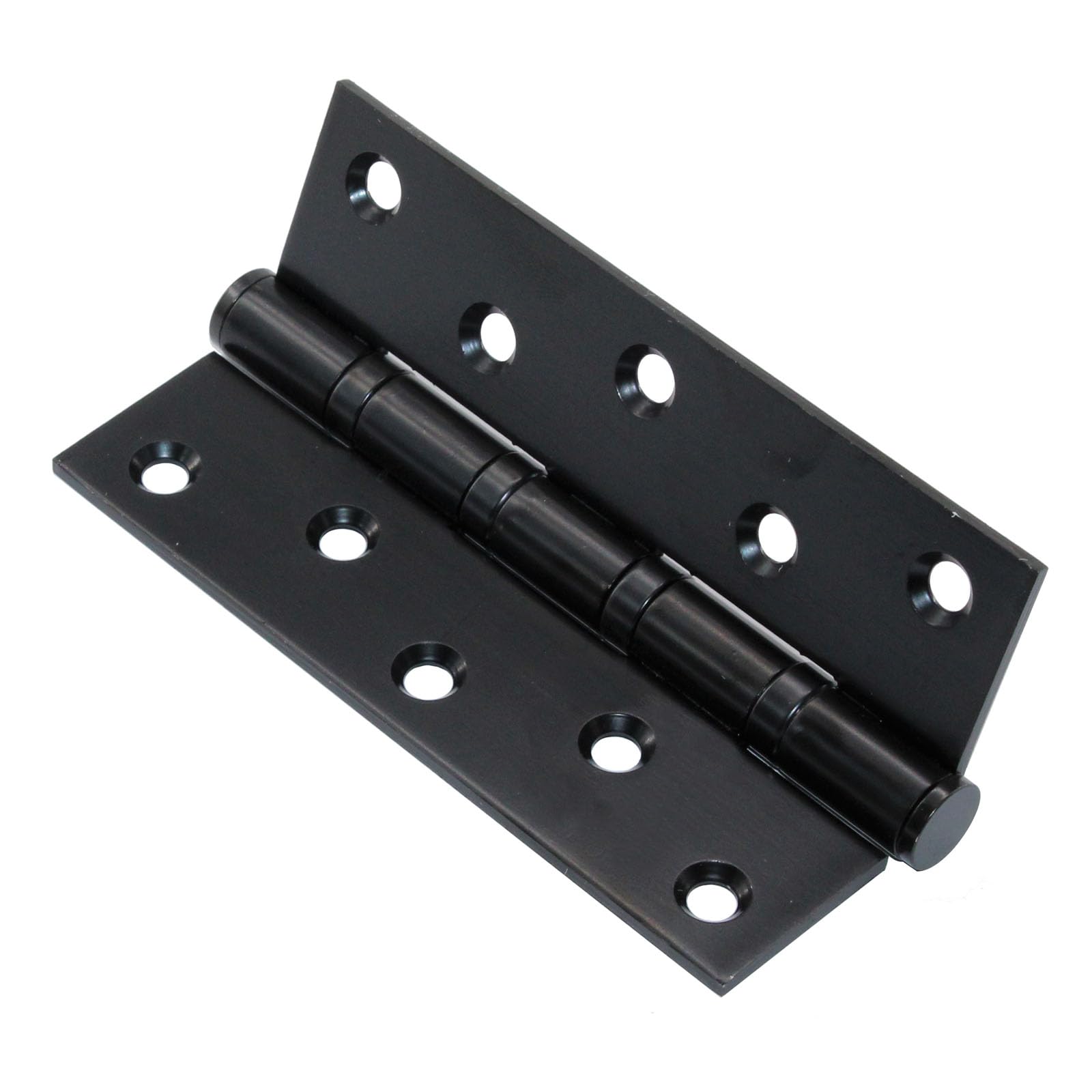 5x3 Inch(12.5x7.5cm) Matte Black Square Door Hinges 3mm Thickness Solid Stainless Steel Ball Bearings Door Hinges Heavy Duty Hinges (2 Pieces) - Image 4