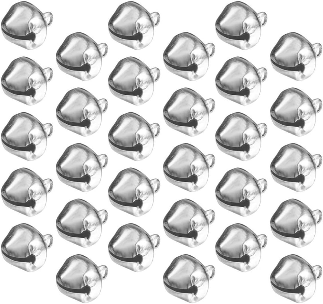 200pcs Small Iron Bell Accessories for Party and Christmas Tree Decor