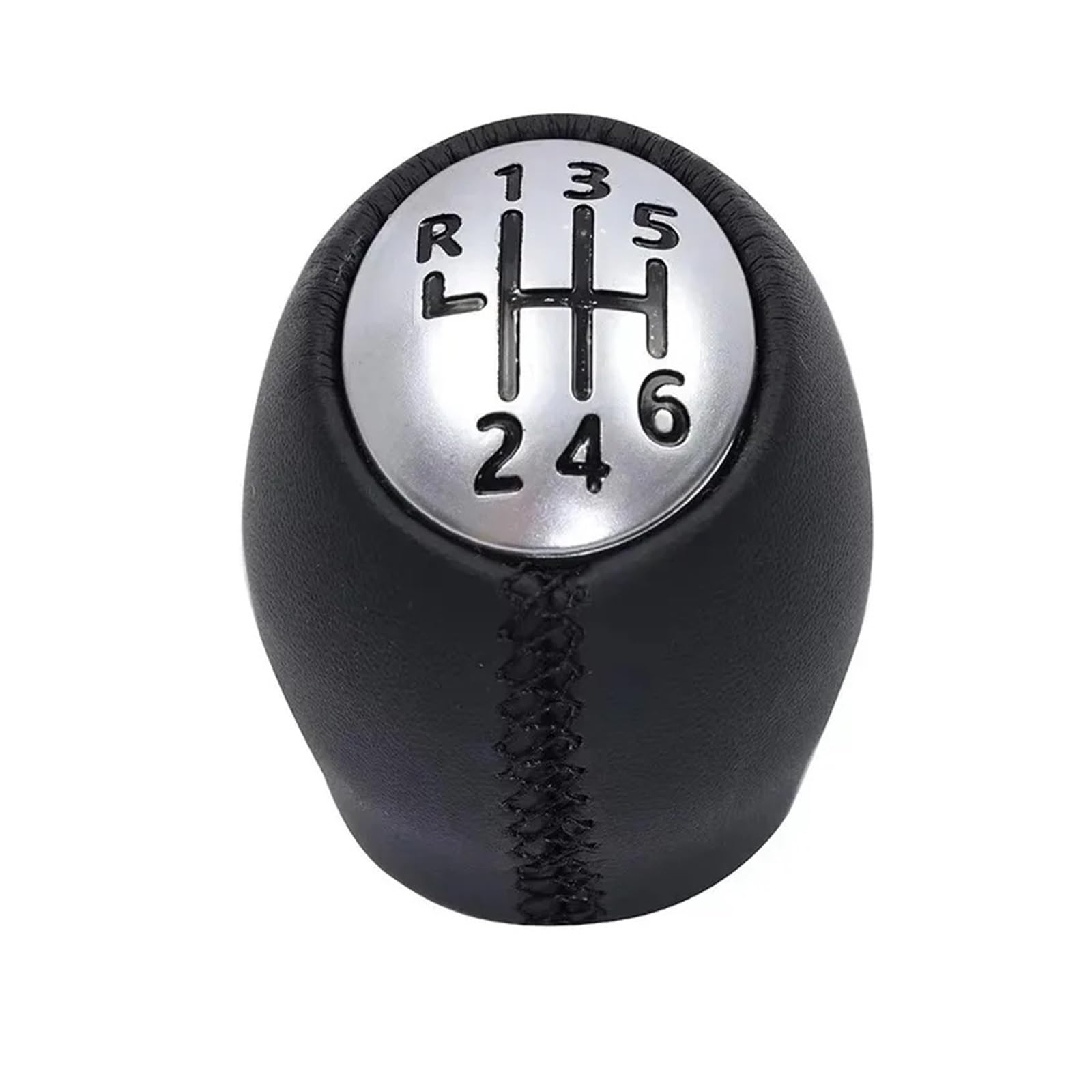 Jxewmtmc for Nissan for INTERSTAR 6-Speed Car Shift Knob with Black Stitching Horizontal Bar Lever Suitable Gear Stick Shift Cover
