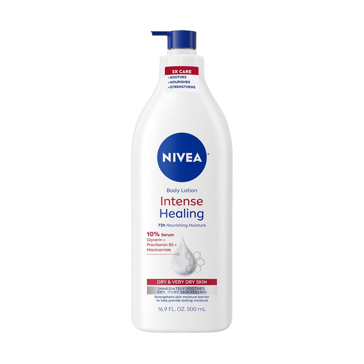 NIVEA Intense Healing Body Lotion for Very Dry,...