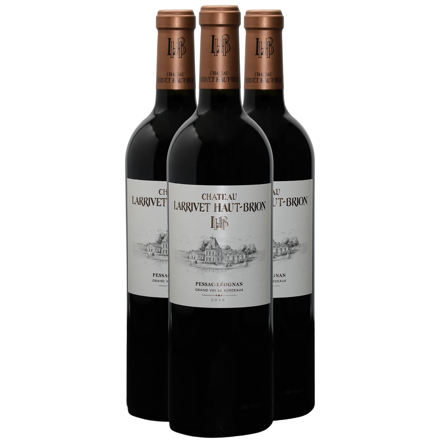 Château Larrivet Haut-Brion - Rouge 2022 - Pessac-Léognan - Vin Rouge de Bordeaux (3x75cl)