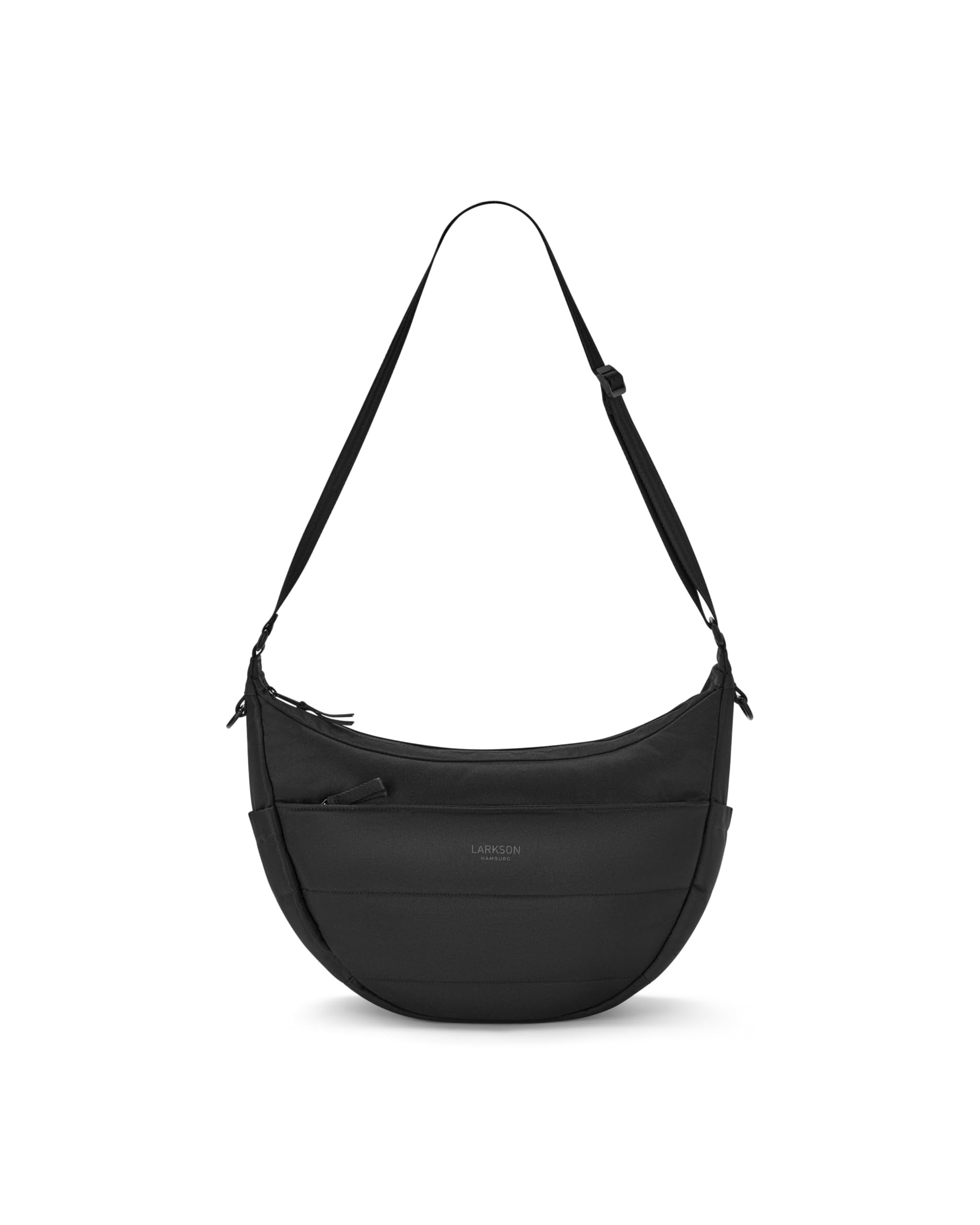 LARKSON Crossbody Bag Mujer y Hombre - Emma - Bolso Bandolera con Diseño de Media Luna - Bolso de Hombro Semicircular - Puffy Half Moon Bag - Repelente al Agua