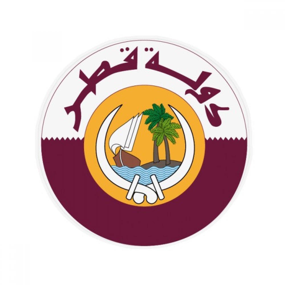 Tapis de pet de sol rond Qatar Asie 80 cm antidérapant salle de bain